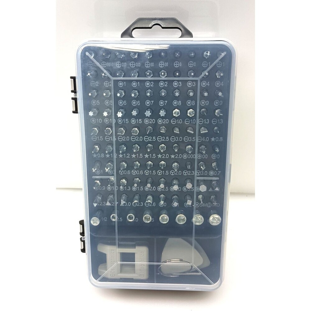 Electronics Repair Precision Tool Kit – Magnetic Bits & Flex Extension (115pc)
